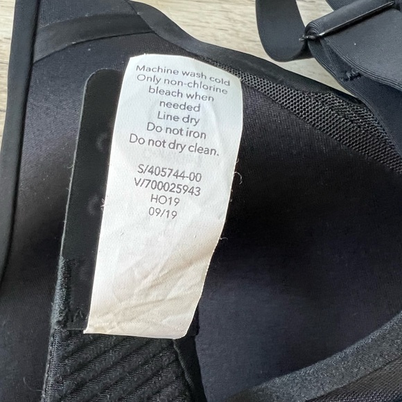 Athleta Advance High Impact BlackSports Bra  32DD - Picture 4 of 4